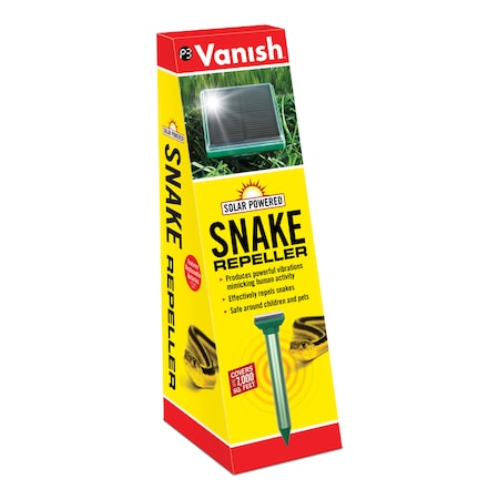 Vanish Vanish Solar-Powered Electronic Stake Repeller For Snakes P7845
